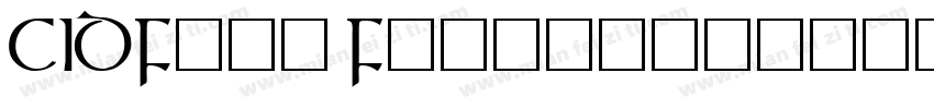CIDFong F1字体转换